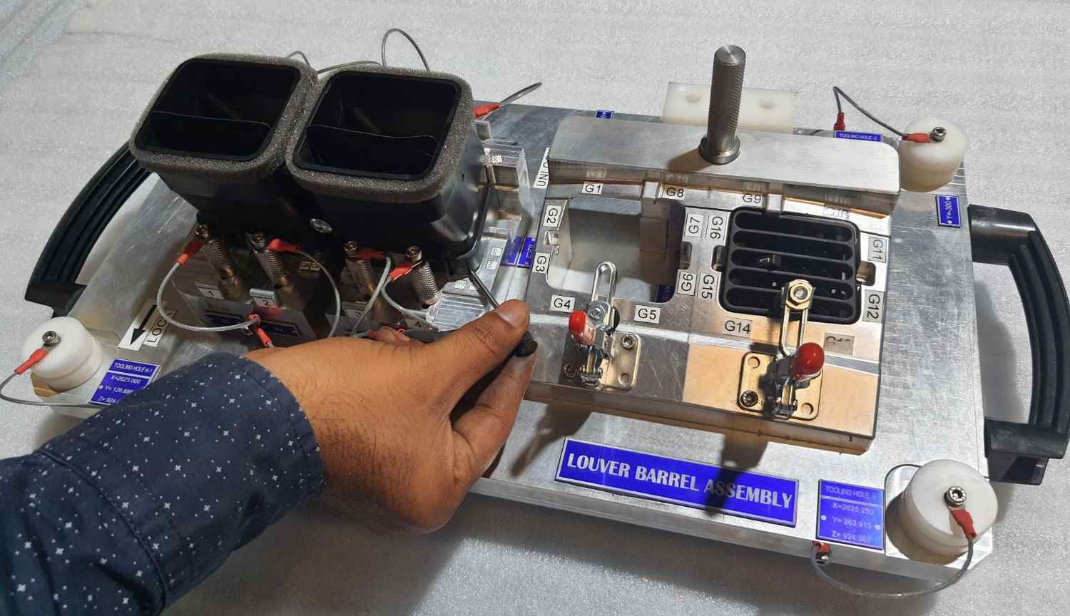 Automotive Air Vent Part Inspection Fixture