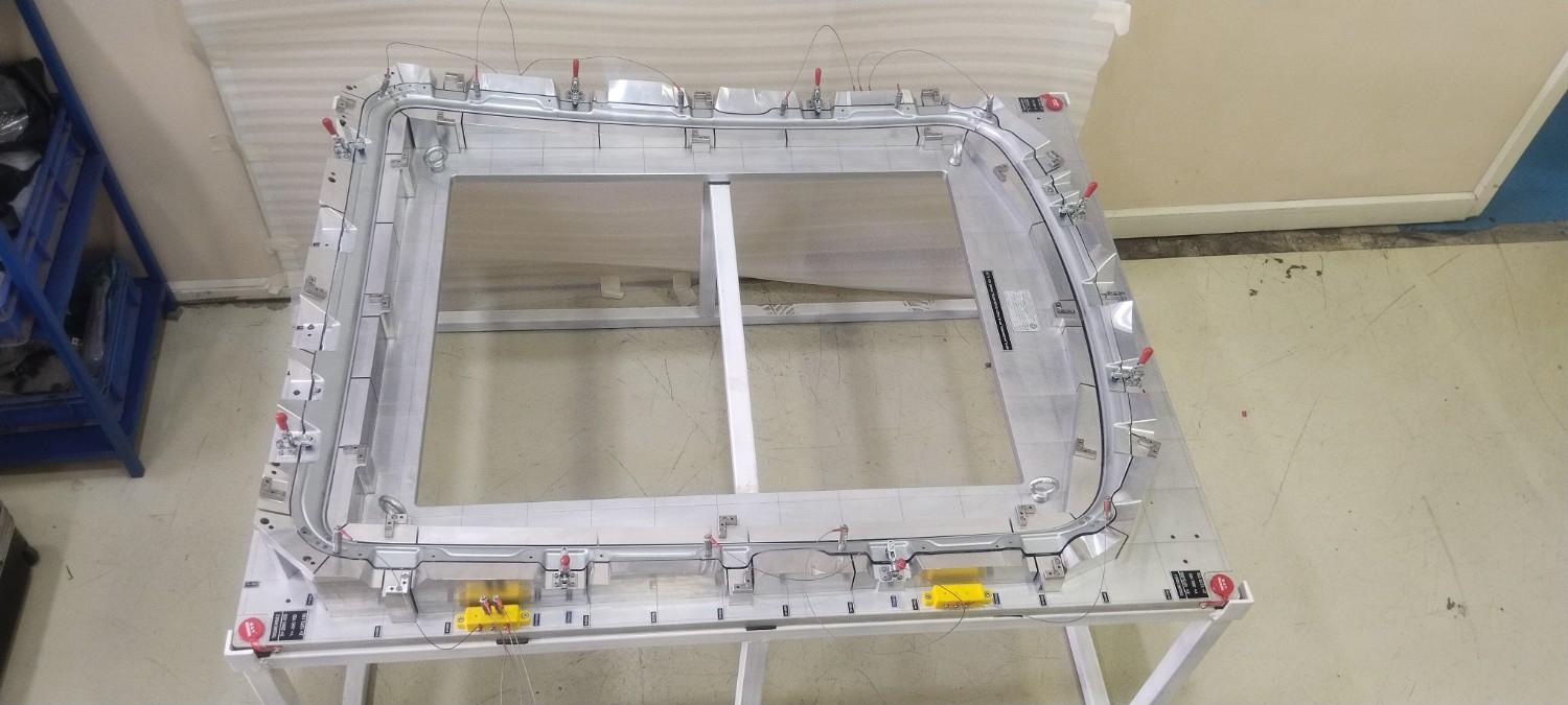 Automotive Fixed Glass Metal Frame Assembly Checking Fixture