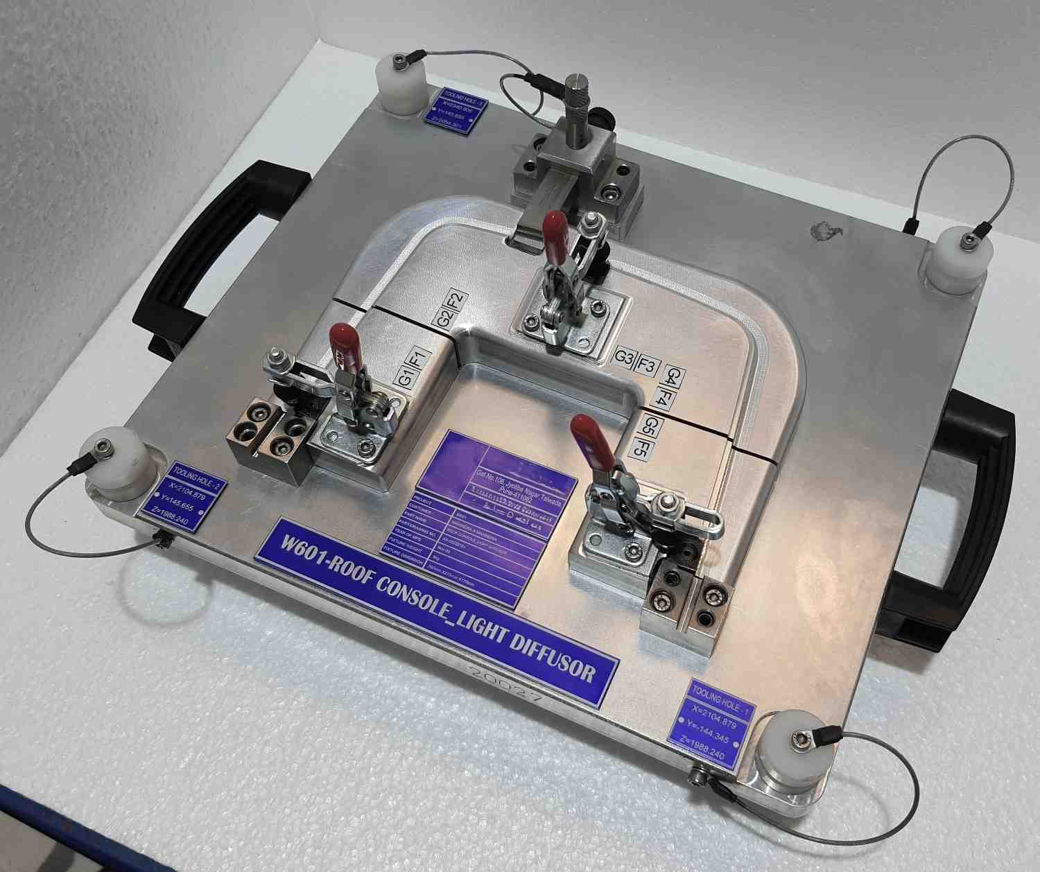 Automotive Roof Console Checking Fixture